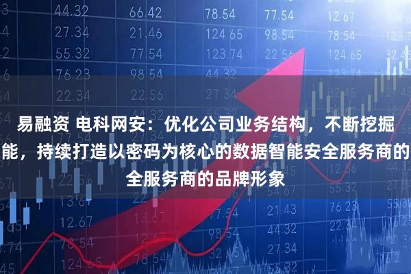 易融资 电科网安：优化公司业务结构，不断挖掘发展新动能，持续打造以密码为核心的数据智能安全服务商的品牌形象